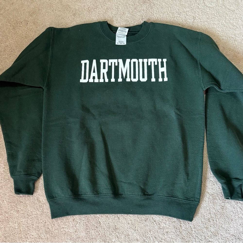 Gildan Green Crewneck Sweater Classic Style